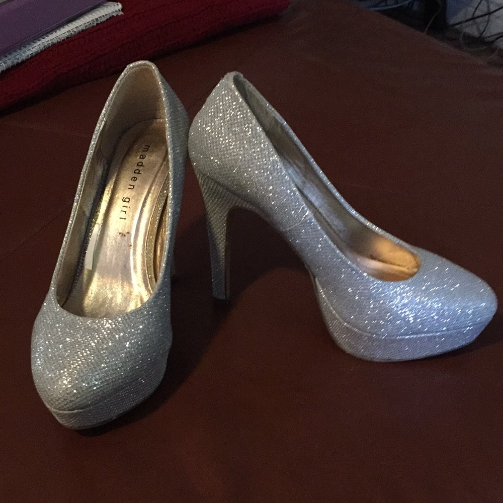 Silver shoes